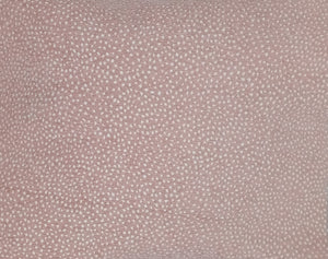 Pink Pillow Cover with White Spots Woven Chenille FREE PIPING 18x18 20x20 22x22 24x24 ON SALE!