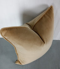 Load image into Gallery viewer, Camel Pillow Cover Velvet FREE PIPING 20x20 22x22 24x24 Made To Order
