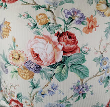 Load image into Gallery viewer, Floral Pillow Cover Summer Hill Fabric FREE PIPING 18X18 20X20 22x22 MADE TO ORDER
