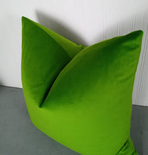 Load image into Gallery viewer, Kelly Green Pillow Cover Velvet FREE PIPING 18X18 20X20 22X22 Made to Order
